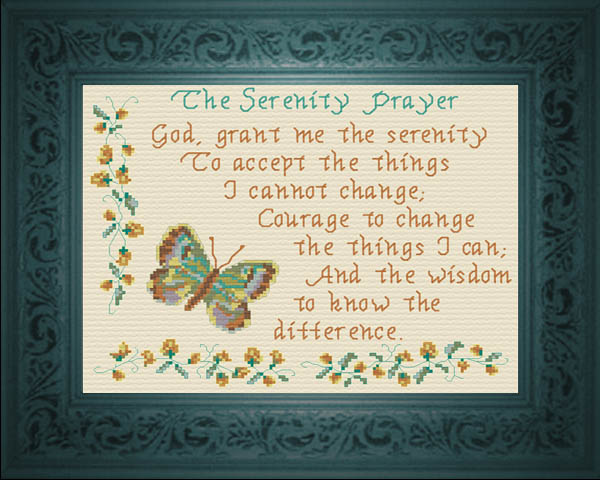 The Serenity Prayer  border=